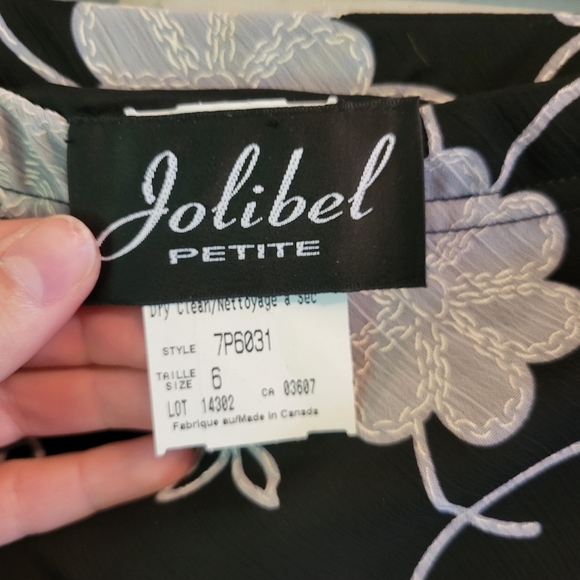 Vintage Jolibel Black White Mesh Skirt - Picture 3 of 4